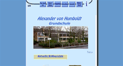 Desktop Screenshot of humboldtschule.monheim.de