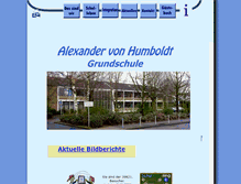Tablet Screenshot of humboldtschule.monheim.de